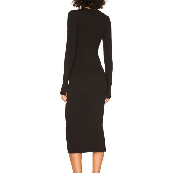 Lovers and Friends Alodie Bodycon Shoulder Cut Out Midi Dress NWT Flawed - Picture 3 of 13